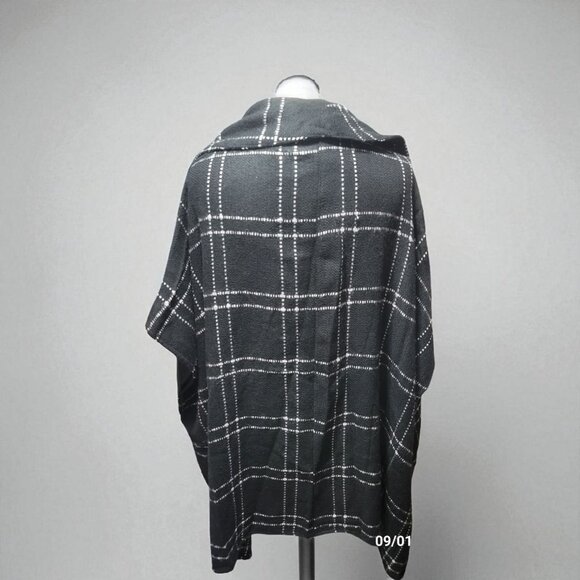 Dupatta Designs Fitzgerald Wool Cotton Kimono Cardigan Cape Shawl Soft - Picture 4 of 7